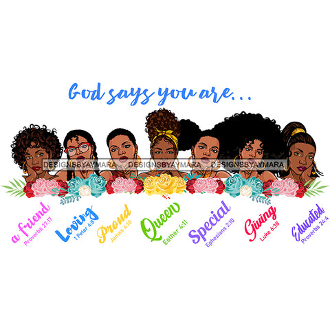 God Says You Are A Friend SVG JPG PNG Vector Clipart Cricut Silhouette Cut Cutting1Words I