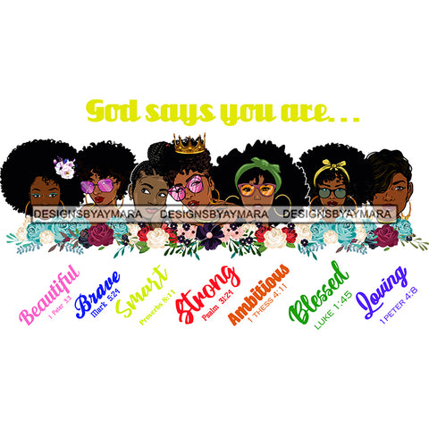 God Says You Are Ambitious  SVG JPG PNG Vector Clipart Cricut Silhouette Cut Cutting