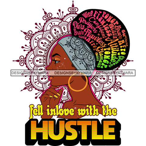 Fell In Love With The Hustle  SVG JPG PNG Vector Clipart Cricut Silhouette Cut Cutting