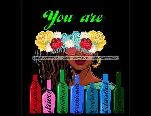 You Are Driven Intelligent Confident SVG JPG PNG Vector Clipart Cricut Silhouette Cut