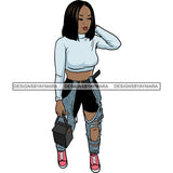 Pretty Woman Summer Fashion Dope Outfits Boss Lady Glamour New Trending .SVG Cut Files