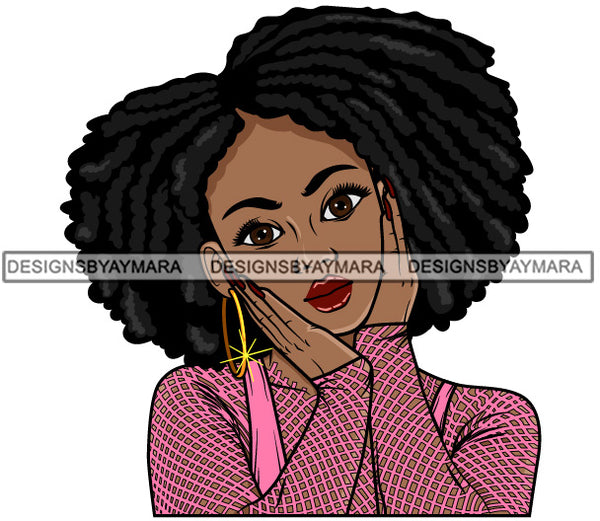 Bundle 20 Afro Flawless Lola Queen Boss Lady Black Woman Nubian Melanin Popping  SVG Cutting Files For Silhouette Cricut and More
