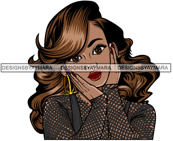 Bundle 20 Afro Lola Flawless Diva Queen Boss Lady Black Woman Glamour Nubian Melanin Popping  SVG Cutting Files For Silhouette Cricut and More