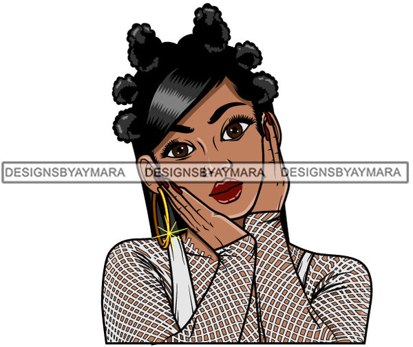 Bundle 20 Afro Lola Flawless Diva Queen Boss Lady Black Woman Glamour Nubian Melanin Popping  SVG Cutting Files For Silhouette Cricut and More