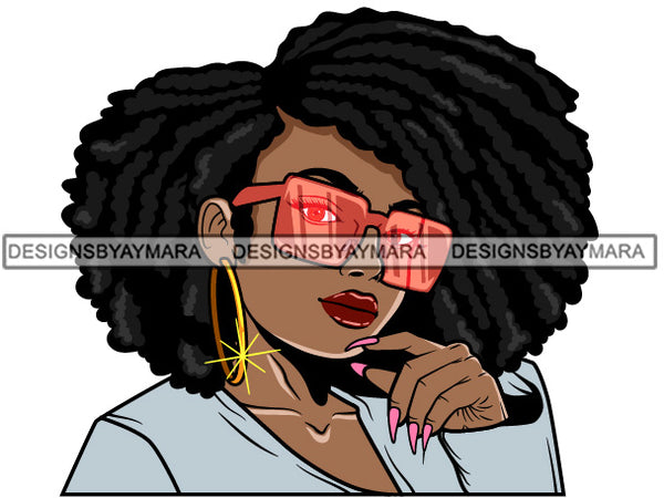 Bundle 20 Afro Lola Flawless Diva Queen Boss Lady Black Woman Glamour Nubian Melanin Popping  SVG Cutting Files For Silhouette Cricut and More