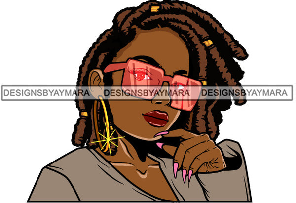 Bundle 20 Afro Lola Flawless Diva Queen Boss Lady Black Woman Glamour Nubian Melanin Popping  SVG Cutting Files For Silhouette Cricut and More