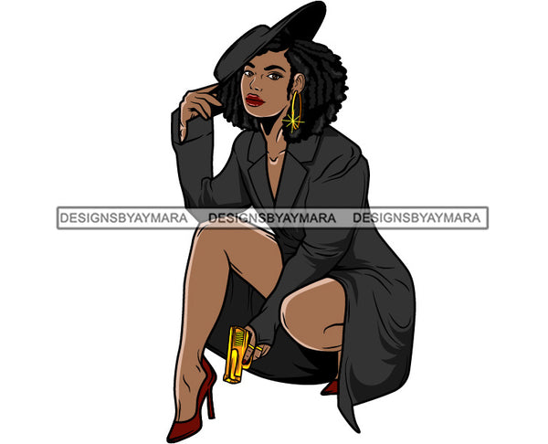 Bundle 20 Afro Lola Flawless Diva Queen Boss Lady Black Woman Glamour Nubian Melanin Popping  SVG Cutting Files For Silhouette Cricut and More