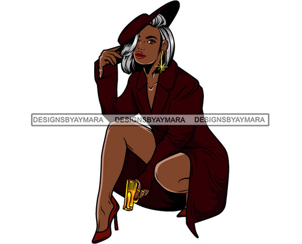 Bundle 20 Afro Lola Flawless Diva Queen Boss Lady Black Woman Glamour Nubian Melanin Popping  SVG Cutting Files For Silhouette Cricut and More