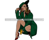 Bundle 20 Afro Lola Flawless Diva Queen Boss Lady Black Woman Glamour Nubian Melanin Popping  SVG Cutting Files For Silhouette Cricut and More