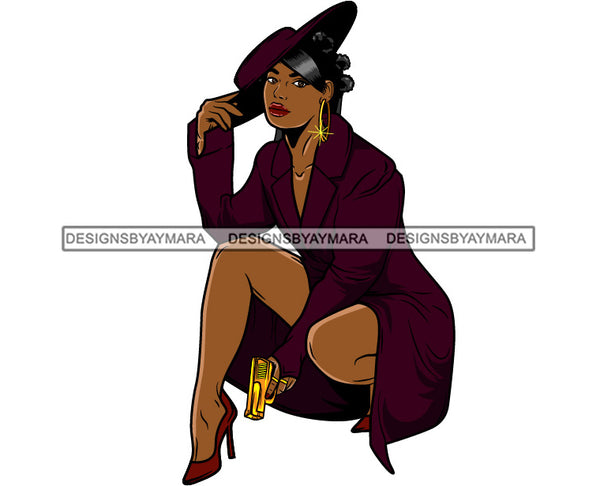 Bundle 20 Afro Lola Flawless Diva Queen Boss Lady Black Woman Glamour Nubian Melanin Popping  SVG Cutting Files For Silhouette Cricut and More