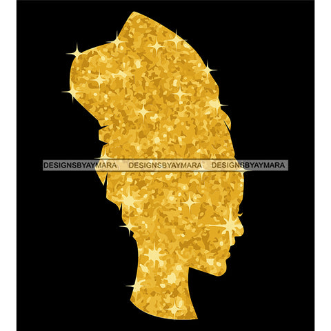 Gold Queen Silhouette SVG JPG PNG Vector Clipart Cricut Silhouette Cut