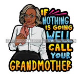Grandma Mom Love Happy Mother's Day Celebration Granny Life Quotes Grey Short Hairstyle SVG JPG PNG Vector Clipart Cricut Silhouette Cut Cutting