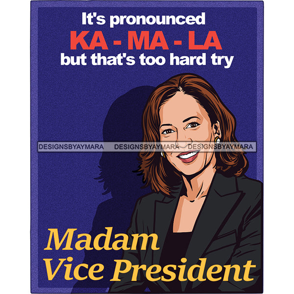 It's Pronounced Ka Ma La   JPG PNG  Clipart Cricut Silhouette Cut Cutting