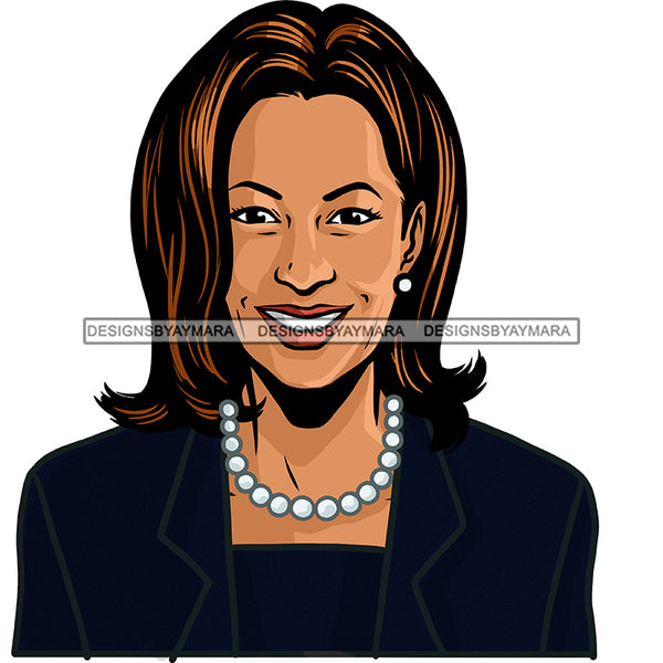 Kamala Harris Portrait JPG PNG  Clipart Cricut Silhouette Cut Cutting
