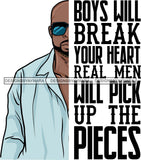 Bearded Handsome Man Life Quotes Half Face Quotes SVG Files For Cutting and More!