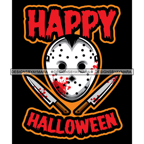 Halloween Trick Or Treat Scary Horror Holiday Spooky Mystery Creepy Graphics SVG Cutting Files For Silhouette Cricut and More
