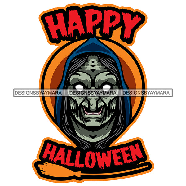 Halloween Trick Or Treat Scary Horror Holiday Spooky Mystery Creepy Graphics SVG Cutting Files For Silhouette Cricut and More