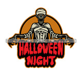 Halloween Trick Or Treat Scary Horror Holiday Spooky Mystery Creepy Graphics SVG Cutting Files For Silhouette Cricut and More
