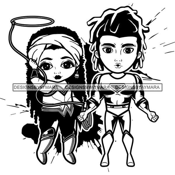 Bundle 20 Super Hero Boy and Girl Brother and Sister Red Splash Power Kids Children SVG JPG PNG Vector Clipart Cricut Silhouette Cut Cutting