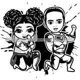 Bundle 20 Super Hero Boy and Girl Brother and Sister Red Splash Power Kids Children SVG JPG PNG Vector Clipart Cricut Silhouette Cut Cutting