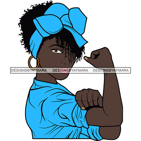 Woman Flexing Arms We can Do It Strong Independent Lady .SVG Cutting Files For Silhouette and Cricut and More!