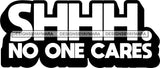 Hustle Quotes No One Cares Indifference Motivated B/W SVG Cutting Files For Silhouette Cricut