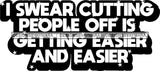 Hustle Quotes Cutting Off People Focused Intelligent Motivated B/W SVG Cutting Files For Silhouette Cricut and More!