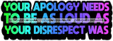 Hustle Quotes Apology Loud Disrespect SVG Cutting Files For Silhouette Cricut