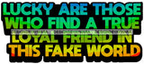 Hustle Quotes Lucky True Loyal Friend Motivated B/W SVG Cutting Files For Silhouette Cricut