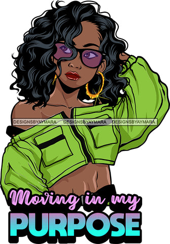 Afro Lola Life Quotes Black Woman With A Purpose God Lover SVG Cutting Files For Cricut Silhouette and More!