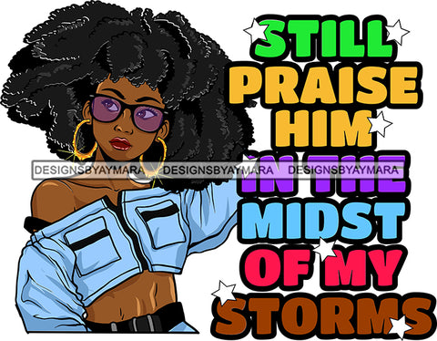 Afro Lola Life Quotes Black Woman With A Purpose God Lover SVG Cutting Files For Cricut Silhouette and More!