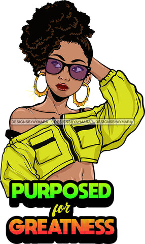 Afro Lola Life Quotes Black Woman With A Purpose God Lover SVG Cutting Files For Cricut Silhouette and More!