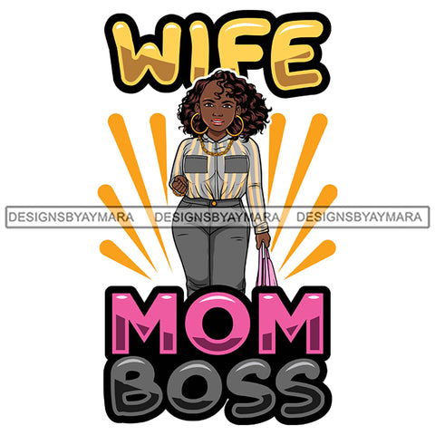 Afro Lola Life Quotes Fashion Model Beauty Stylish Trendy Girl Glamour Vogue .SVG Clipart Vector Cutting Files For Silhouette Cricut and More!