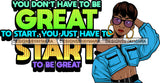 Afro Lola Love Jesus Woman With Purposes Boss Lady Black Woman Nubian Melanin SVG Cutting Files For Silhouette Cricut and More