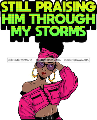 Afro Lola Love Jesus Woman With Purposes Boss Lady Black Woman Nubian Melanin SVG Cutting Files For Silhouette Cricut and More