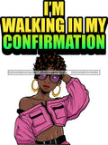 Afro Lola Love Jesus Woman With Purposes Boss Lady Black Woman Nubian Melanin SVG Cutting Files For Silhouette Cricut and More