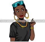 Afro Beautiful Lola Queen Boss Lady Black Woman Nubian Melanin Popping  SVG Cutting Files For Silhouette Cricut and More