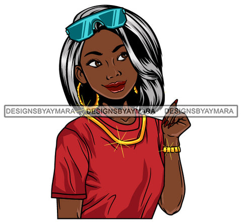 Afro Beautiful Lola Queen Boss Lady Black Woman Nubian Melanin Popping  SVG Cutting Files For Silhouette Cricut and More
