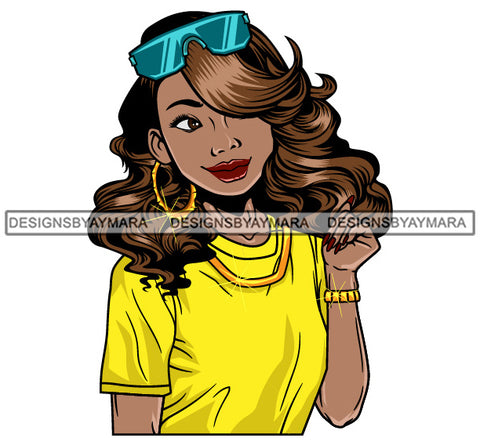Afro Beautiful Lola Queen Boss Lady Black Woman Nubian Melanin Popping  SVG Cutting Files For Silhouette Cricut and More