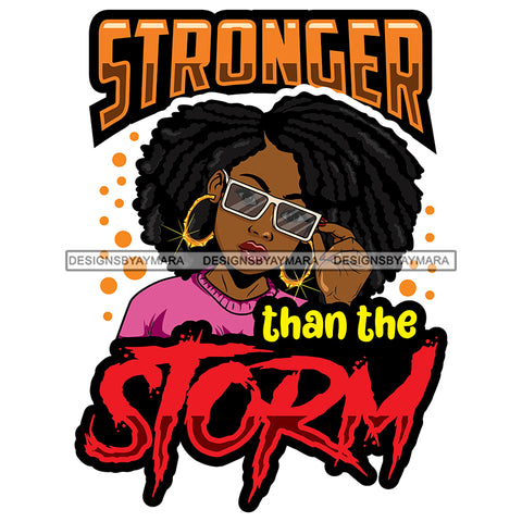 Afro Black Woman Portrait Life Quote Sunglasses Pink Top Afro Hairstyle SVG JPG PNG Vector Designs Cutting Files For Circuit Silhouette