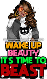 Afro Lola Mom Wife Boss Lady Hustle Life Quotes .SVG Cutting Files For Silhouette Cricut and More!