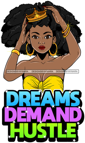 Afro Lola Mom Wife Boss Lady Hustle Life Quotes .SVG Cutting Files For Silhouette Cricut and More!