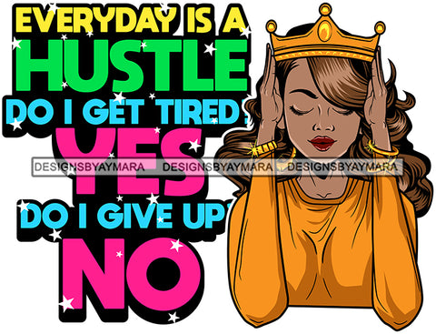 Afro Lola Mom Wife Boss Lady Hustle Life Quotes .SVG Cutting Files For Silhouette Cricut and More!