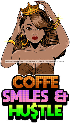 Afro Lola Mom Wife Boss Lady Hustle Life Quotes .SVG Cutting Files For Silhouette Cricut and More!