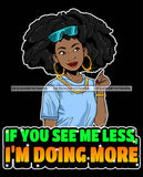 Afro Lola Queen Hustle Less Is More Bamboo Jewelry Life Quotes Afro Hair Style SVG Cutting Files For Silhouette Cricut