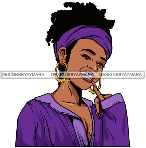 Afro Lola Diamond Teeth Hustle Goddess Urban Girl Pretty Woman .SVG Cutting Files For Silhouette Cricut and More!