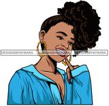 Afro Lola Diamond Teeth Hustle Goddess Urban Girl Pretty Woman .SVG Cutting Files For Silhouette Cricut and More!