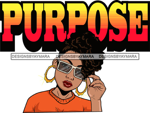 Afro Lola Love Jesus Woman With Purposes Boss Lady Black Woman Nubian Melanin SVG Cutting Files For Silhouette Cricut and More