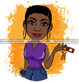 Bundle 20 Afro Lola Realtor Real State Broker House For Sale Rent Sold Melanin Afro Woman Layered Designs SVG JPG PNG Layered Cutting Files For Silhouette Cricut and More