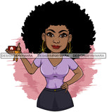 Bundle 20 Afro Lola Realtor Real State Broker House For Sale Rent Sold Melanin Afro Woman Layered Designs SVG JPG PNG Layered Cutting Files For Silhouette Cricut and More